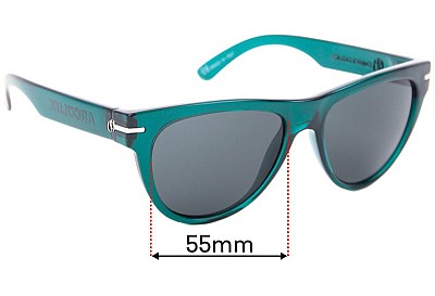 Electric Arcolux Replacement Lenses 55mm wide 