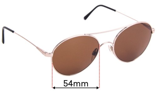 Sunglass Fix Lentilles de Remplacement pour Electric Huxley - 54mm Wide 