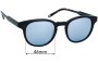 Sunglass Fix Replacement Lenses for Garrett Leight Warren - 46mm Wide 