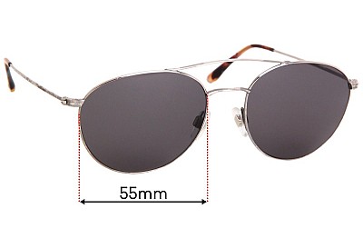 Giorgio Armani Unknown Replacement Lenses 55mm wide 