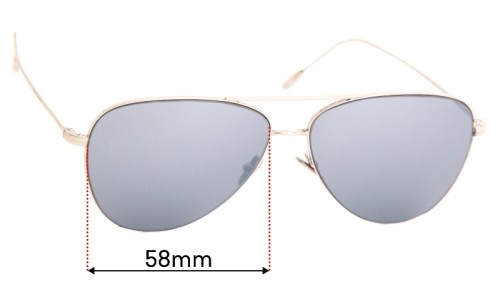 Sunglass Fix Replacement Lenses for Giorgio Armani AR 6049  - 58mm Wide 