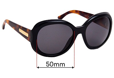 Giorgio Armani AR 8001 Replacement Lenses 56mm wide 