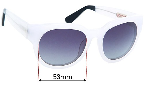 Sunglass Fix Lentilles de Remplacement pour Gorman Spotlight - 53mm Wide Sunglass Fix Lentilles de Remplacement pour Gorman Spotlight - 53mm Wide