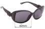 Sunglass Fix Replacement Lenses for Gucci GG3521/F/S - 62mm Wide 