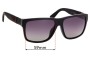 Sunglass Fix Replacement Lenses for Gucci GG1124/F/S - 59mm Wide 