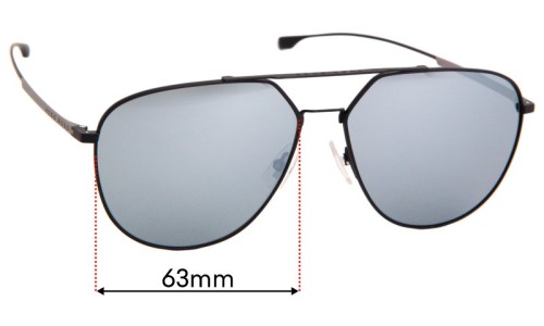 Sunglass Fix Lentilles de Remplacement pour Hugo Boss 0994/F/S - 63mm Wide Sunglass Fix Lentilles de Remplacement pour Hugo Boss 0994/F/S - 63mm Wide
