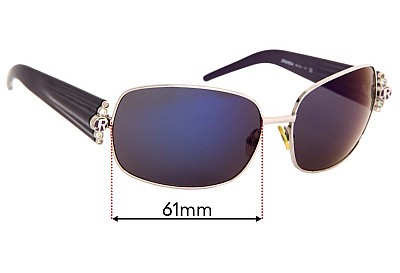 John Richmond  JR64804 Lentes de Repuesto 61mm wide 