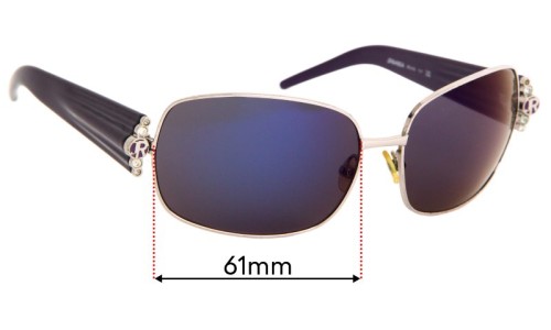 John Richmond  JR64804 Replacement Lenses 61mm wide 