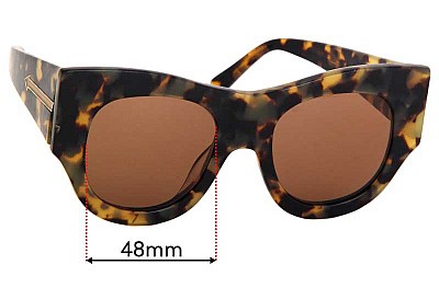 Karen Walker Faithful Ersatzlinsen 48mm wide 