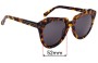 Sunglass Fix Replacement Lenses for Karen Walker Number One - 52mm Wide 