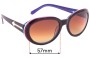 Sunglass Fix Replacement Lenses for Karen Walker Super Speed - 57mm Wide 