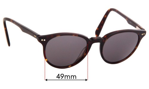 Sunglass Fix Lentilles de Remplacement pour Kylie Minogue Sun Rx 01 - 49mm Wide 