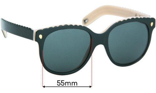 Sunglass Fix Lentes de Repuesto para Lucy Folk Sherbet Bomb - 55mm Wide Sunglass Fix Lentes de Repuesto para Lucy Folk Sherbet Bomb - 55mm Wide
