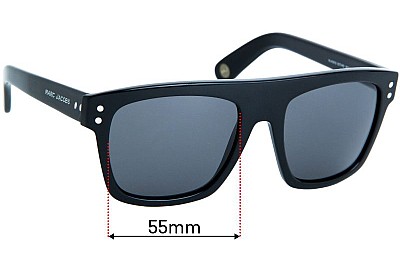 Marc by Marc Jacobs MJ 406/S Replacement Lenses 55mm wide 