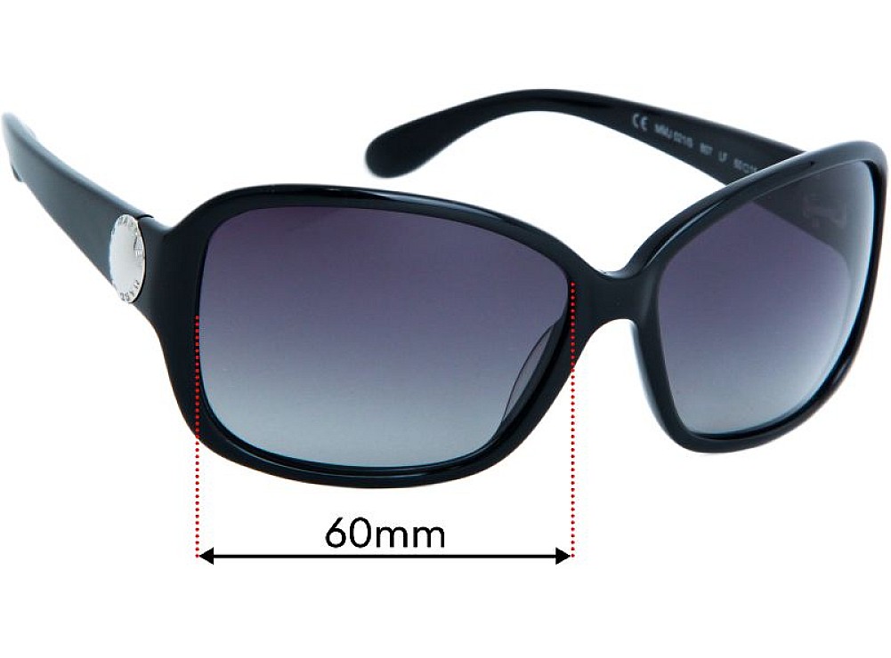 Sunglass Fix Lentilles de Remplacement pour Marc by Marc Jacobs MMJ 021/S - 60mm Wide Sunglass Fix Lentilles de Remplacement pour Marc by Marc Jacobs MMJ 021/S - 60mm Wide
