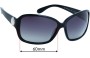 Sunglass Fix Lentilles de Remplacement pour Marc by Marc Jacobs MMJ 021/S - 60mm Wide 