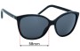 Sunglass Fix Replacement Lenses for Marc by Marc Jacobs Sun Rx 01 - 58mm Wide 