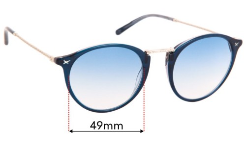 Sunglass Fix Replacement Lenses for Mauboussin Artiste Joaillier - 49mm Wide 