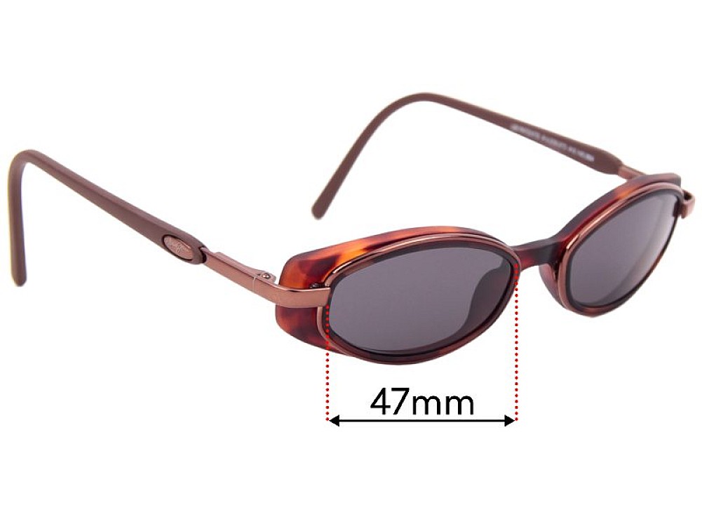 Sunglass Fix Ersatzgläser für Maui Jim MJ124 Hana - 47mm Wide Sunglass Fix Ersatzgläser für Maui Jim MJ124 Hana - 47mm Wide