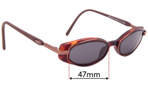 Sunglass Fix Ersatzgläser für Maui Jim MJ124 Hana - 47mm Wide Maui Jim MJ124 Hana Ersatzlinsen 47mm wide