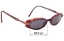 Sunglass Fix Ersatzgläser für Maui Jim MJ124 Hana - 47mm Wide 