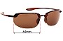 Sunglass Fix Replacement Lenses for Maui Jim MJ807 Ho'okipa - 64mm Wide 