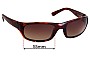 Sunglass Fix Replacement Lenses for Maui Jim MJ103 Stingray - 55mm Wide 