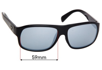 Maui Jim MJ200 Free Dive  Lentilles de Remplacement 59mm wide 
