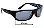 Sunglass Fix Replacement Lenses for Maui Jim MJ261 Surf Rider - 63mm Wide 
