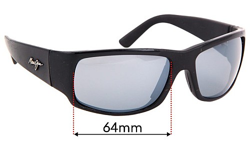 Maui Jim MJ266 World Cup Ersatzlinsen 64mm wide 