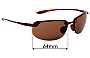 Sunglass Fix Replacement Lenses for Maui Jim MJ407 Ho'okipa - 64mm Wide 