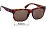 Sunglass Fix Ersatzgläser für Maui Jim MJ730 Snapback - 53mm Wide 