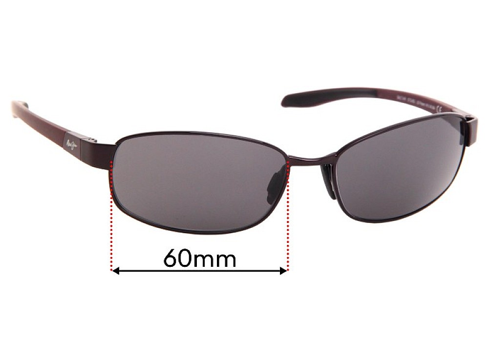 Sunglass Fix Lentilles de Remplacement pour Maui Jim MJ741 Salt Air - 60mm Wide Sunglass Fix Lentilles de Remplacement pour Maui Jim MJ741 Salt Air - 60mm Wide