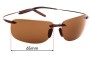 Sunglass Fix Ersatzgläser für Maui Jim MJ508 Olowalu - 65mm Wide 