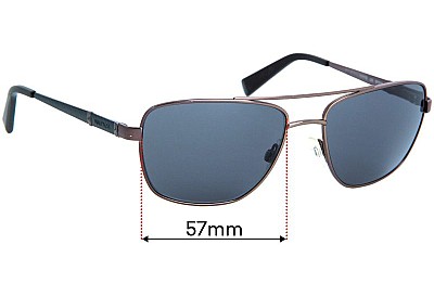 Nautica N5117S Replacement Lenses 57mm wide 