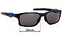 Sunglass Fix Replacement Lenses for Oakley Crosslink OX8090 - 55mm Wide 