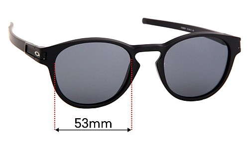 Oakley Latch OO9265 Ersatzlinsen 53mm wide 