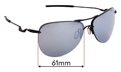 Oakley Tailpin OO4086 Ersatzlinsen 61mm wide 