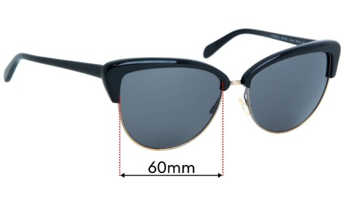 Oliver Peoples Alisha OV5244-S Ersatzlinsen 60mm wide 