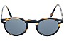Oliver Peoples Gregory Peck OV5186 Replacement Lenses Front View 