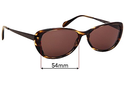 Oliver Peoples OV5112S Lucelle Replacement Lenses 54mm wide 