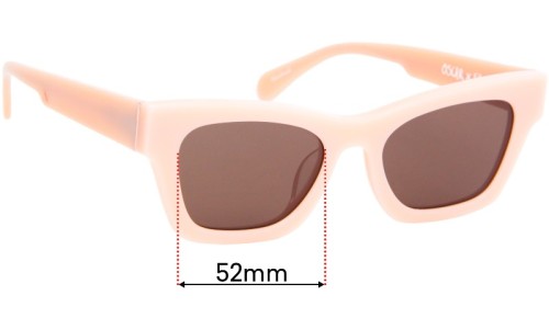 Sunglass Fix Lentes de Repuesto para Oscar & Frank Rue Saint Benoit - 52mm Wide 