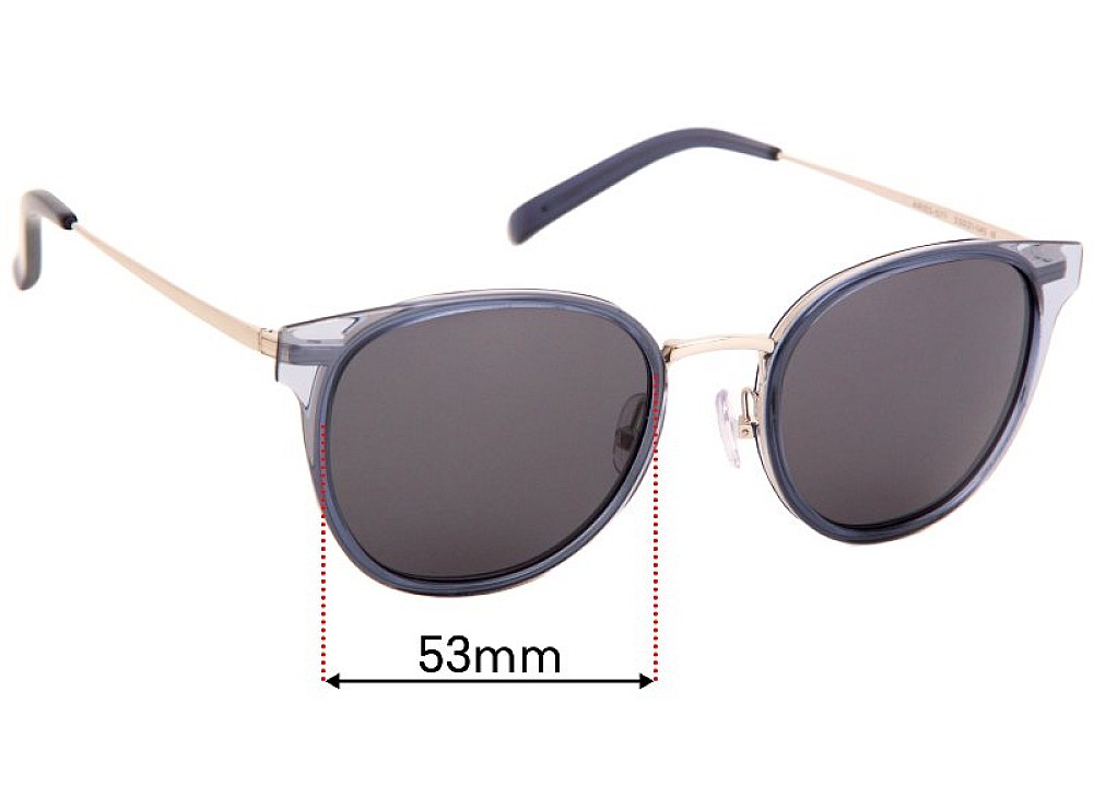 Sunglass Fix Replacement Lenses for Oscar Wylee Aries - 53mm Wide Sunglass Fix Replacement Lenses for Oscar Wylee Aries - 53mm Wide