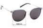 Sunglass Fix Replacement Lenses for Oscar Wylee Aries - 53mm Wide 