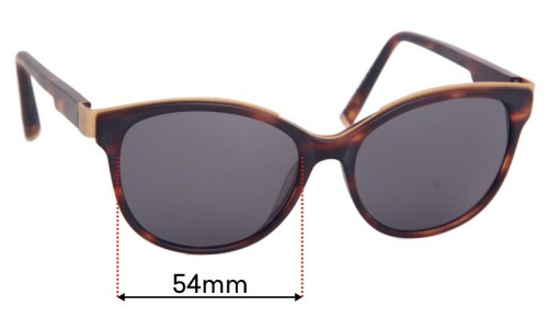 Sunglass Fix Lentes de Repuesto para Osiris Wild Sun Rx  - 54mm Wide 