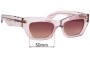 Sunglass Fix Lentes de Repuesto para Pared  Bec + Bridge Petite Amour - 50mm Wide 