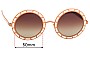 Sunglass Fix Replacement Lenses for Pared  Sonny & Cher  - 50mm Wide 