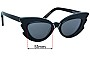 Sunglass Fix Lentes de Repuesto para Pared  Stargazers - 51mm Wide 