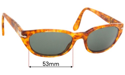 Sunglass Fix Lentes de Repuesto para Persol 2977-S - 53mm Wide 