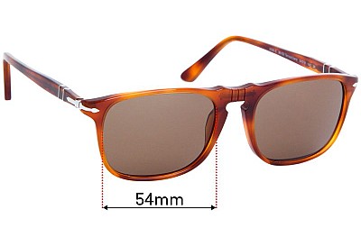 Persol 3059-S Lentilles de Remplacement 54mm wide 